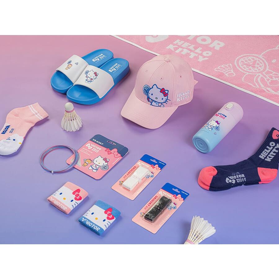 【凱將體育羽球店】VICTOR X HELLO KITTY聯名 拍線 VS-63KT IM 可愛 羽球 羽球線 凱蒂貓-細節圖3
