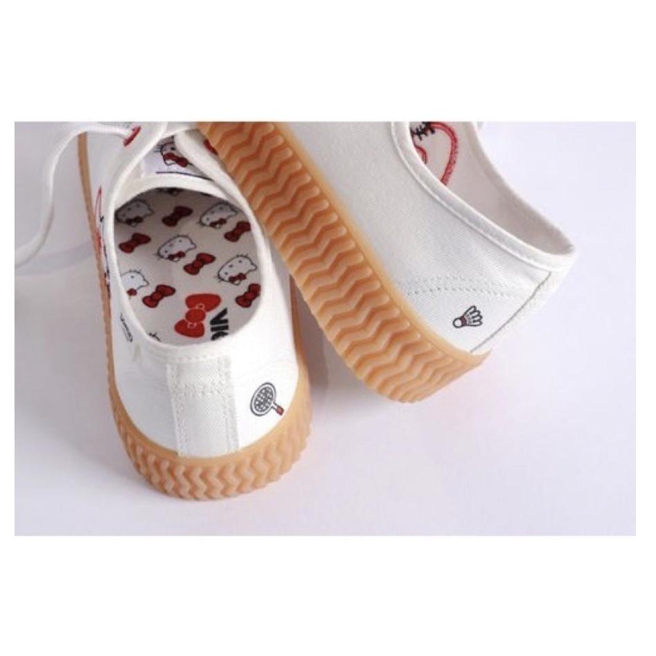 【凱將體育羽球店】VICTOR X HELLO KITTY 聯名帆布鞋 零碼特價 餅乾鞋 可愛 少女 凱蒂貓 羽球-細節圖4