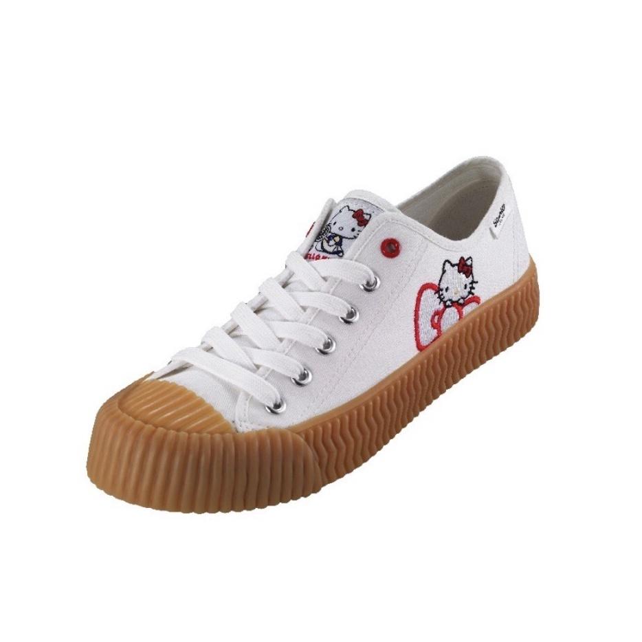 【凱將體育羽球店】VICTOR X HELLO KITTY 聯名帆布鞋 零碼特價 餅乾鞋 可愛 少女 凱蒂貓 羽球-細節圖5