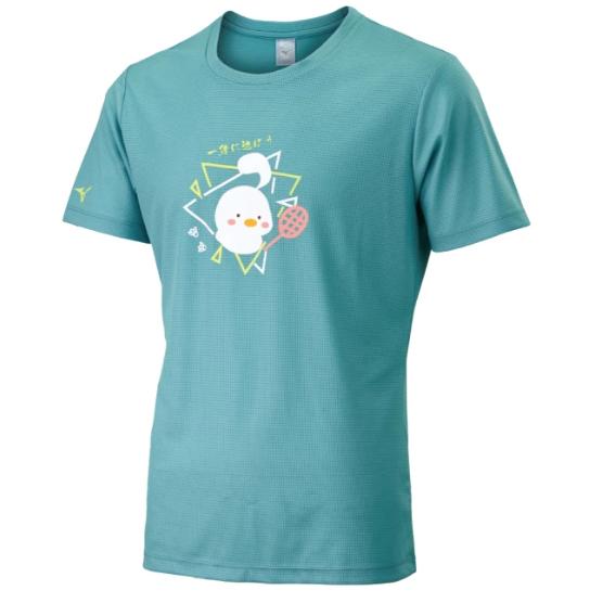 【凱將體育羽球店】美津濃 MIZUNO 運動服 短袖上衣 可愛圖案 一起玩吧 72TAA50565-細節圖2