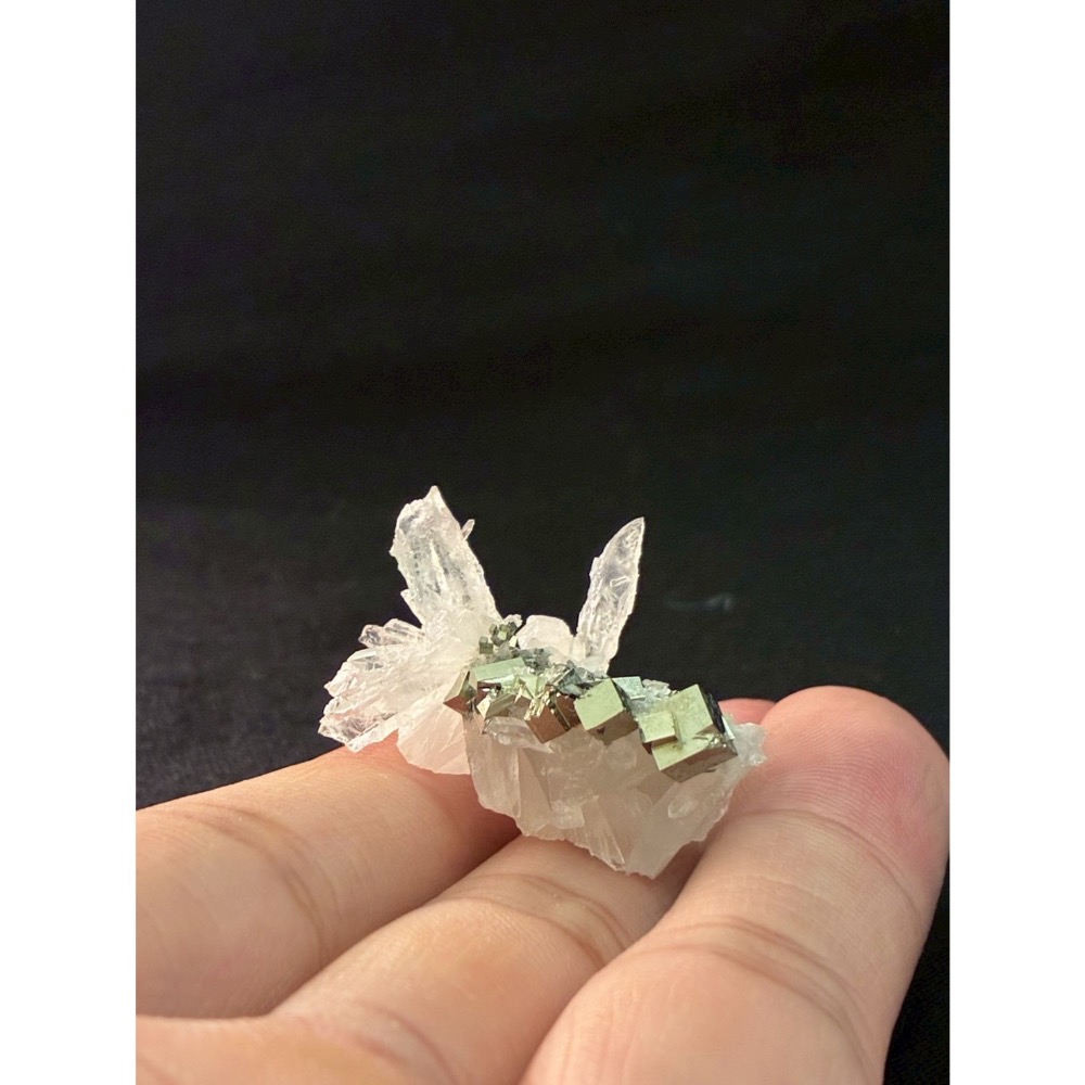 上堡黄鐵礦水晶螢石共生 標本原石飾品 11-細節圖5