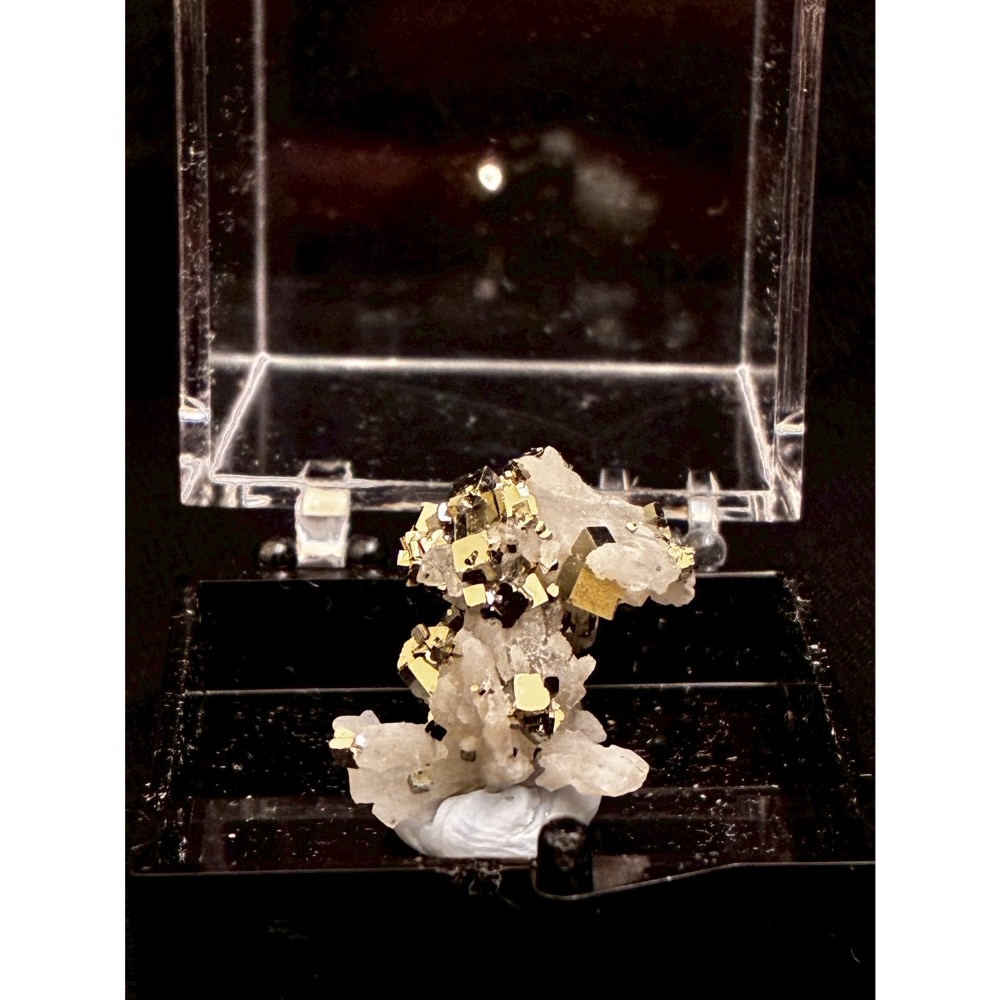 上堡黄鐵礦水晶螢石共生 標本原石飾品 X1-細節圖5