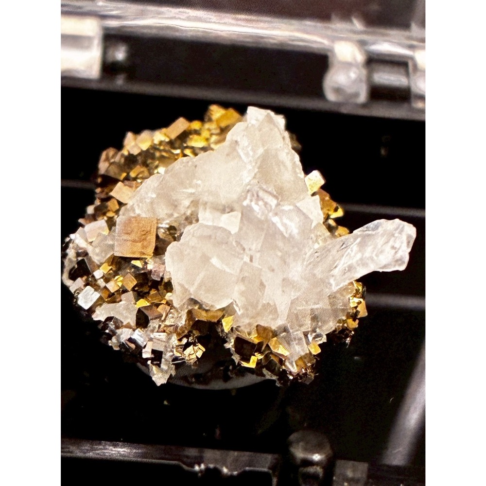 上堡黄鐵礦水晶螢石共生 標本原石飾品 X24-細節圖4