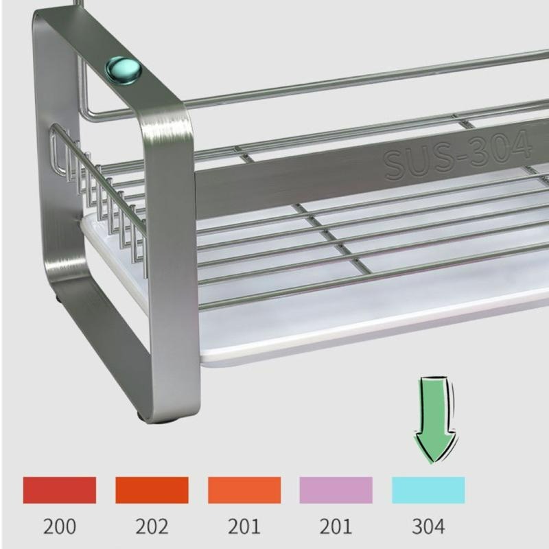 304不鏽鋼瀝水架 各種款式 壁掛 檯面  菜瓜布 抹布 瀝水架 菜瓜布架-細節圖6