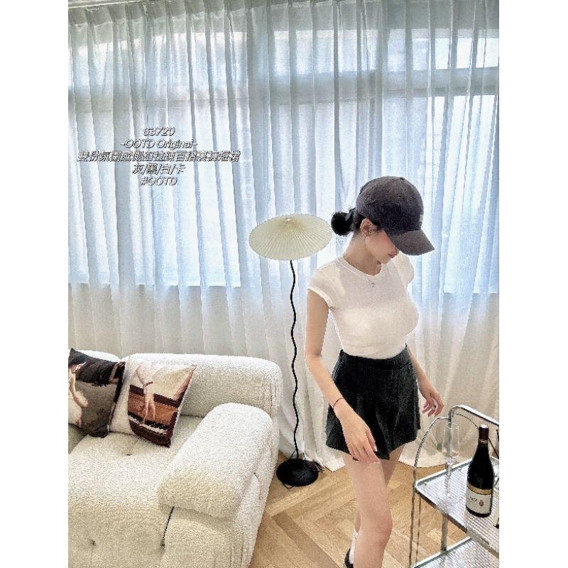 ❤️現貨卡/灰❤️63720學院風系列｜氛圍感側釦拉鏈百褶裏褲短裙百褶裙-細節圖7