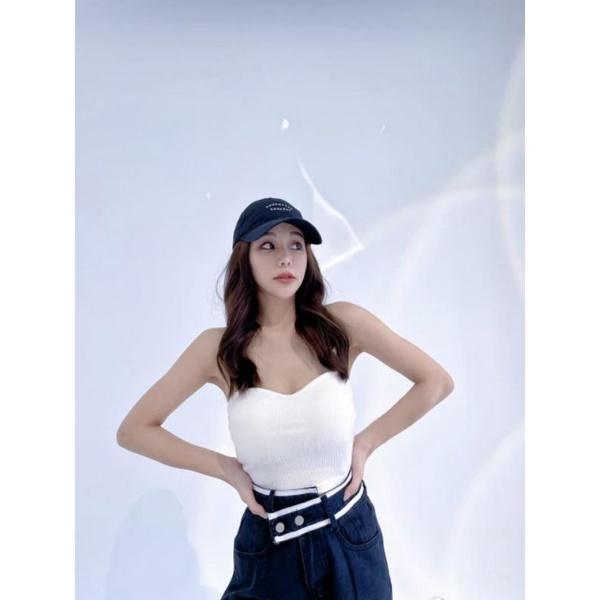 💗現貨💗6270造型腰帶割破牛仔褲牛仔短褲皮褲-細節圖5