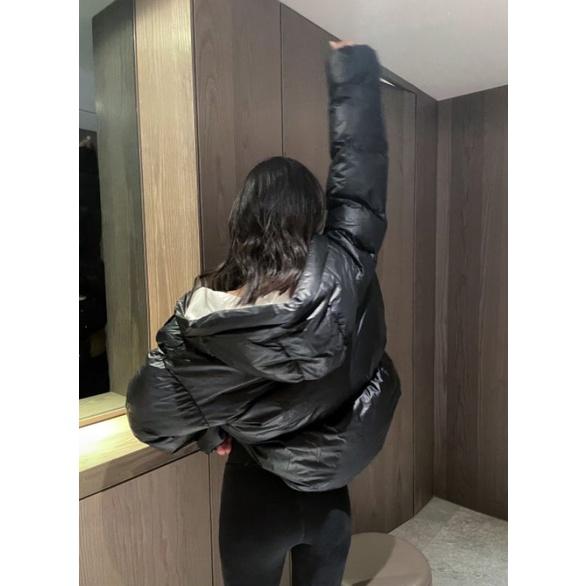 💗現貨粉💗蓬蓬超可愛連帽羽絨外套-細節圖4