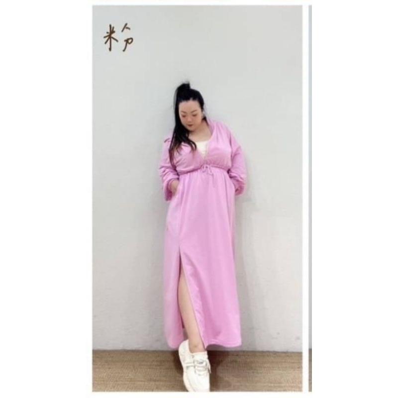 💗現貨長袖黑💗S~3XL大尺碼洋裝5563連帽長洋裝標籤長洋裝#6028-細節圖2