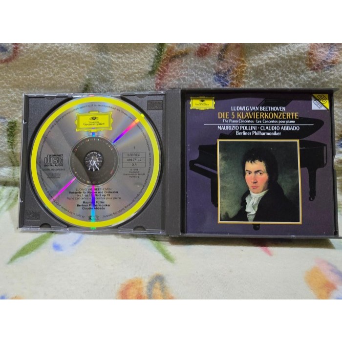 BEETHOVEN: DIE 5 KLAVIERKONZERTE O POLLINI/ABBADO 3CD-細節圖3