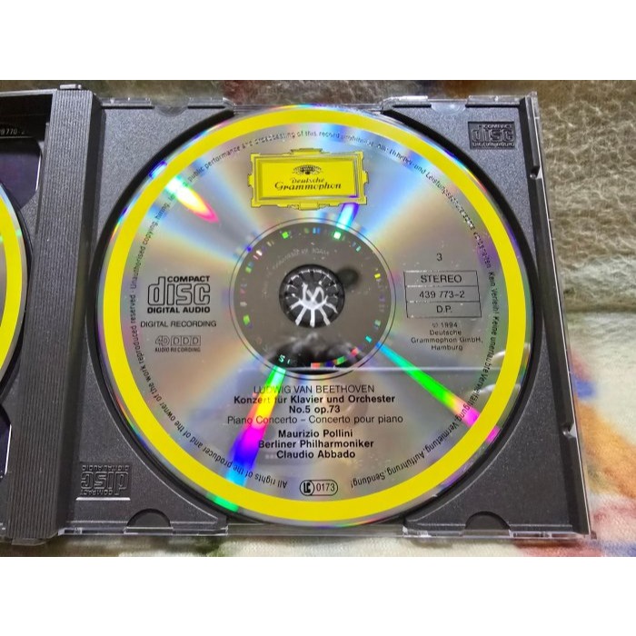 BEETHOVEN: DIE 5 KLAVIERKONZERTE O POLLINI/ABBADO 3CD-細節圖9