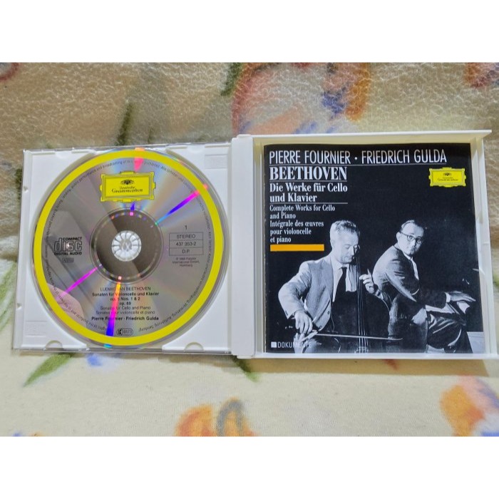 PIERRE FOURNIER/FRIEDRICH GULDA /BEETHOVEN: DIE WERKE FÜR CE-細節圖3