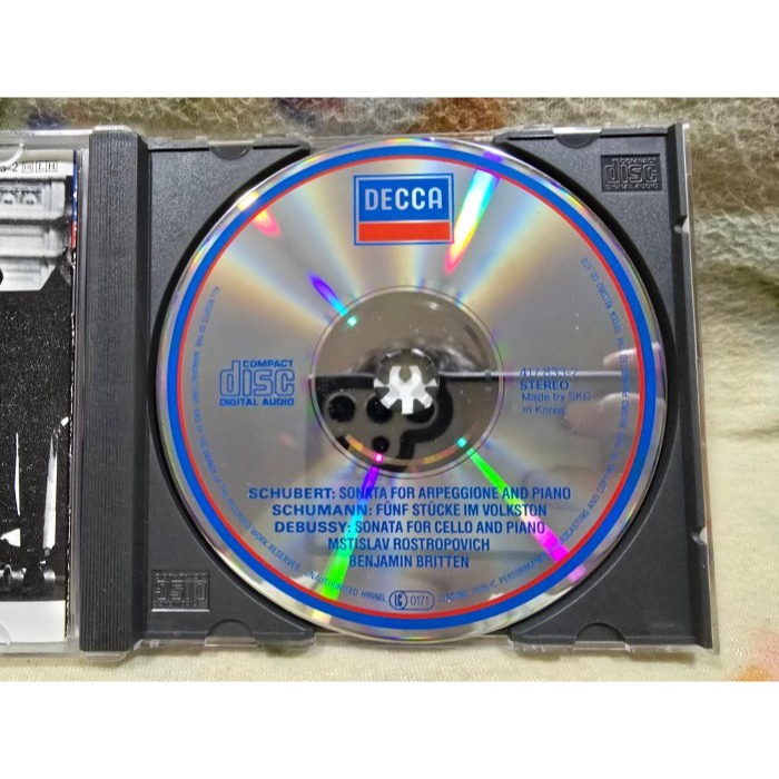 SCHUBERT/SCHUMANN/DEBUSSY ROSTROPOVICH/BRITTEN(MADE IN KOREA-細節圖2