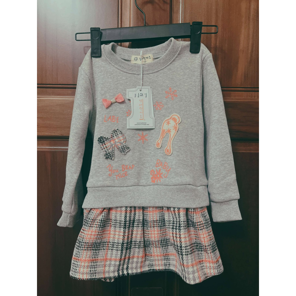 🔥現貨出清秒出🔥女寶服飾/ELSA長袖上衣/LATIV外套羊羔毛背心/冬季女童洋裝/學習褲/有買有贈/全帶超甜-細節圖5