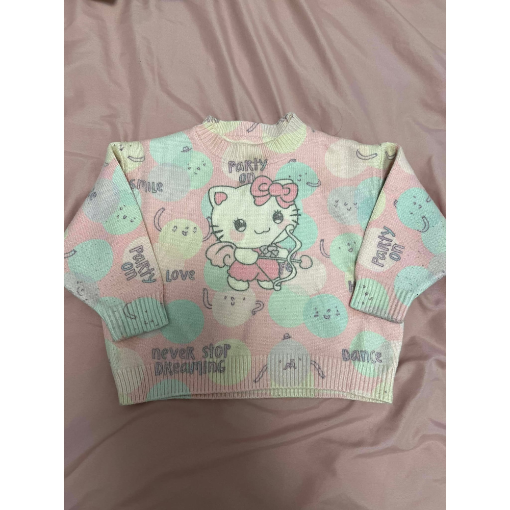 🔥現貨出清秒出🔥女寶服飾/ELSA長袖上衣/絨毛背心/冬季刷毛洋裝/刷毛上衣針織套裝/學習褲全帶超甜-細節圖4