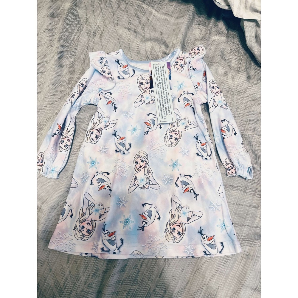 🔥現貨出清秒出🔥女寶服飾/ELSA長袖上衣/絨毛背心/冬季刷毛洋裝/刷毛上衣針織套裝/學習褲全帶超甜-細節圖5