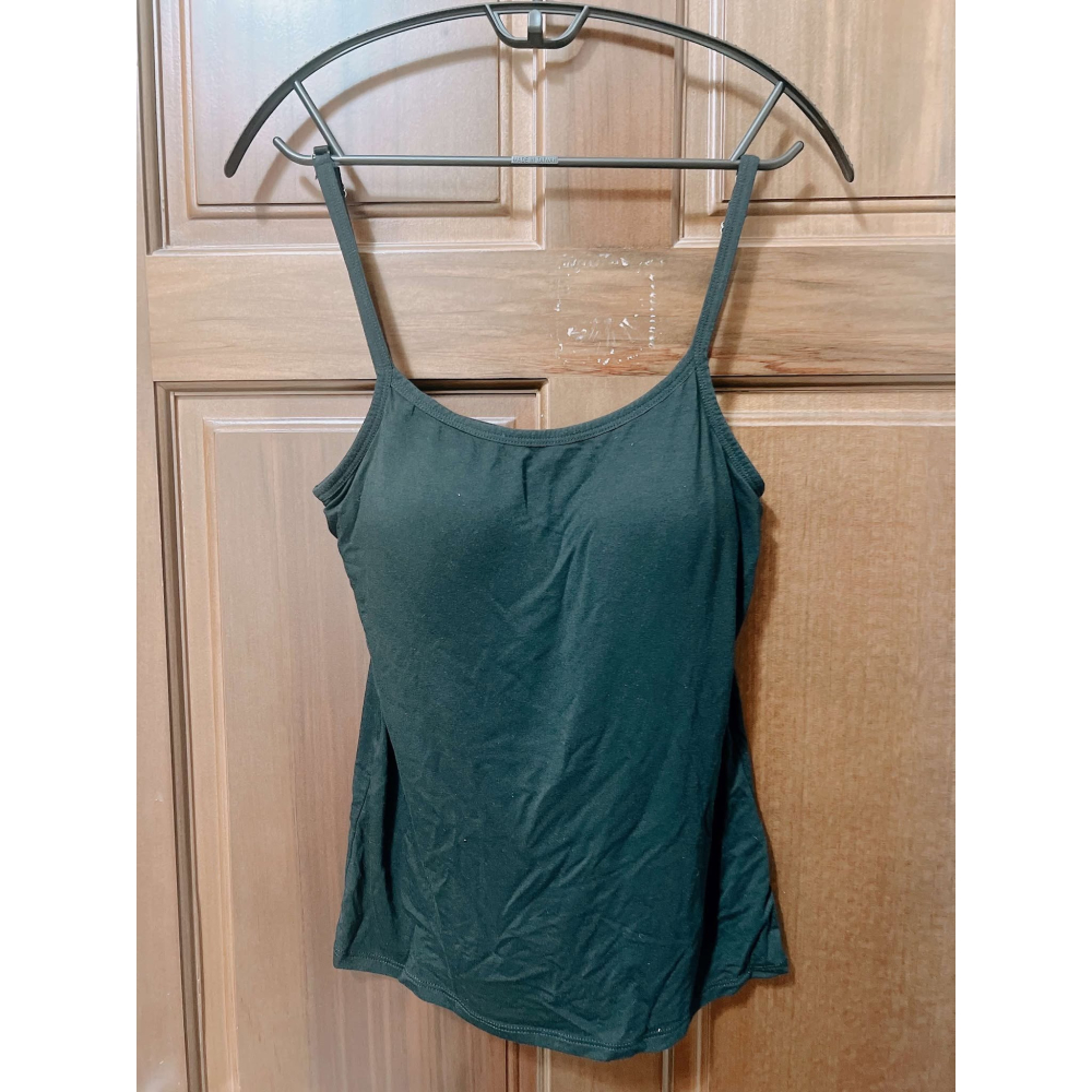 🔥現貨出清秒出🔥韓標下擺打結短袖T恤/透膚包袖/削肩罩杯Bra top/細肩罩杯背心_美背/全新-細節圖5