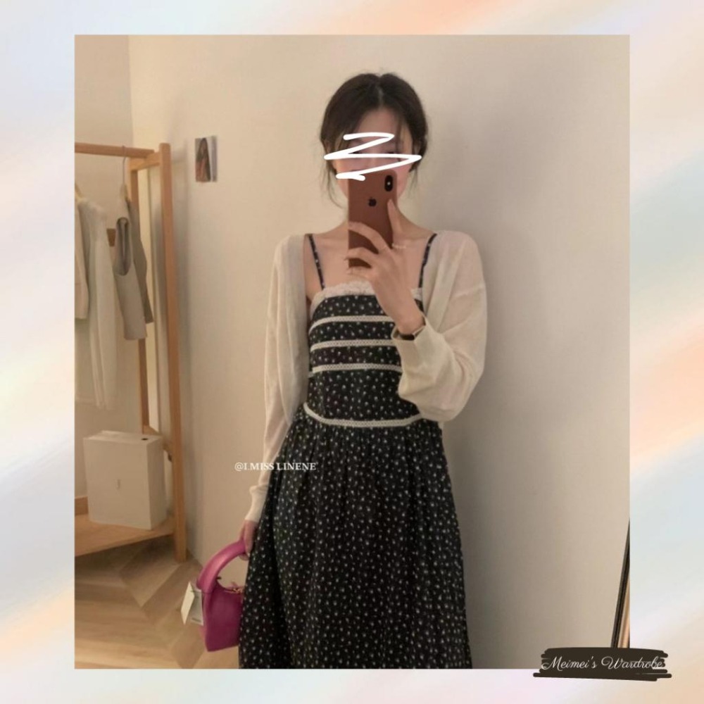 🔥現貨出清秒出🔥只要220_氣質小姐姐無釦開襟防曬薄針織小外套/冷氣房罩衫/全新藍色最後一件-細節圖2