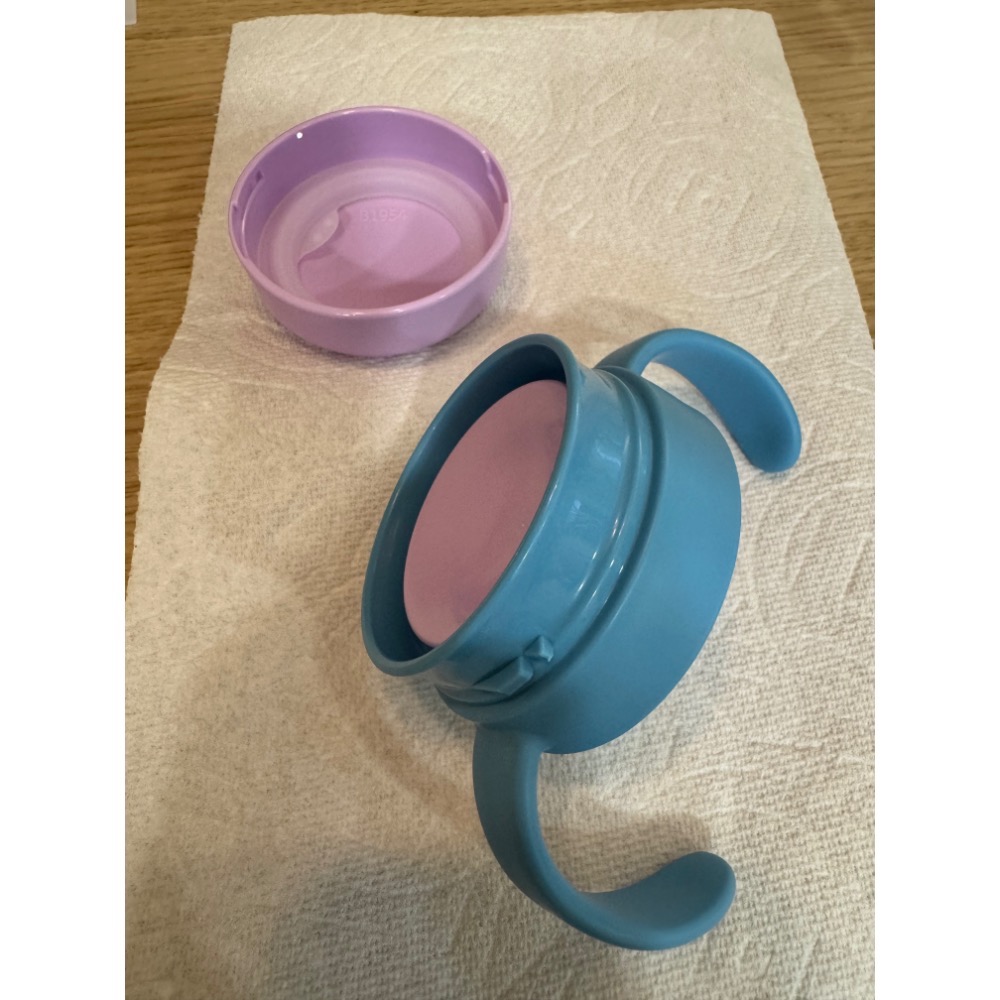 Combi第二階段水壺+  Richell利其爾 萌答答TLI二代水杯系列 鴨嘴+360度水杯-細節圖3