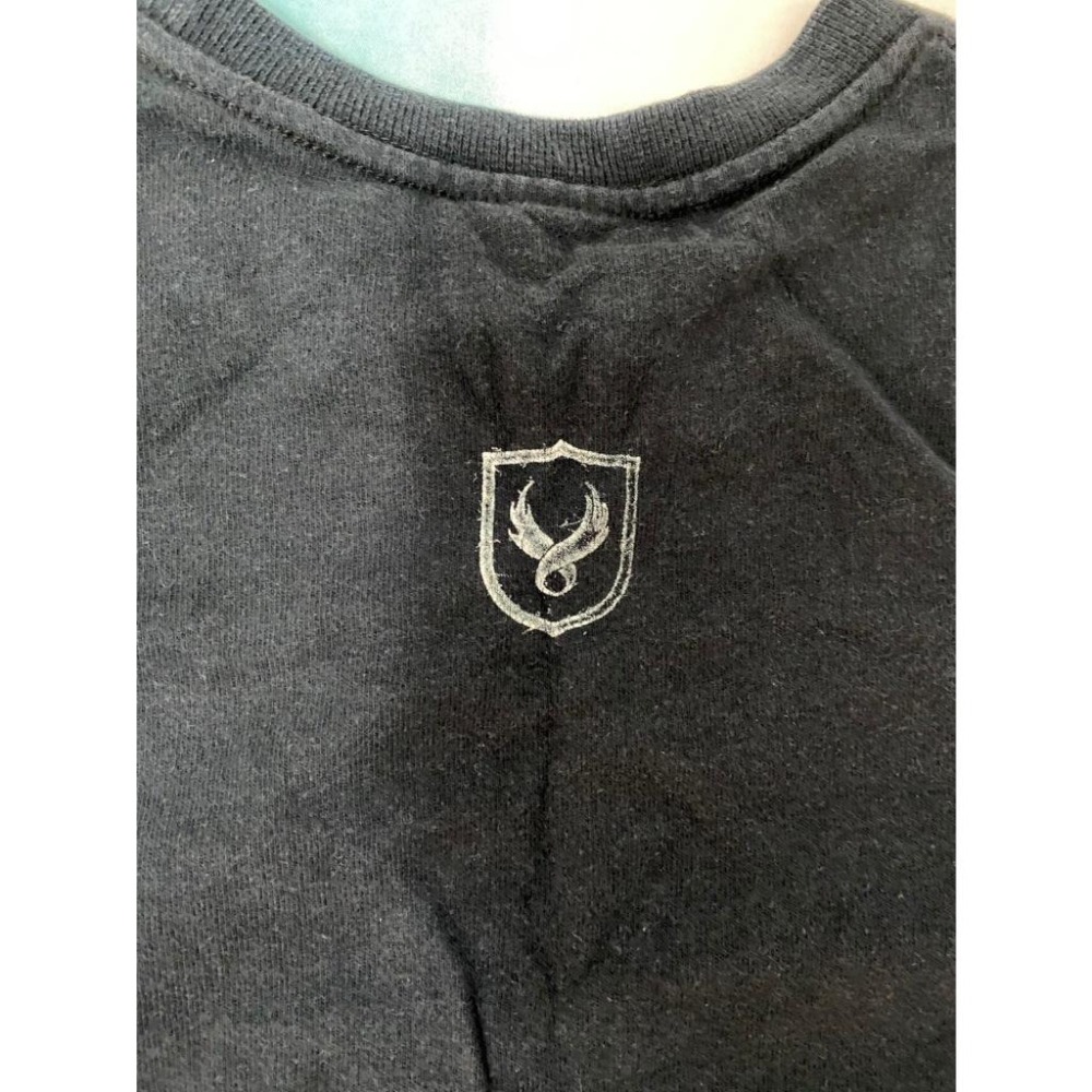 二手 男 REMIX 短袖T恤 黑色 S號 休閒 流行 潮流 迴紋針 剪刀 台灣 門市 古著-細節圖5