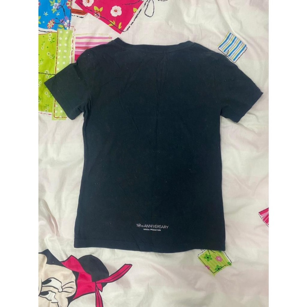 二手 女 MANIA 短袖T恤 黑色 S號 潮流 休閒 穿搭 舒適 台灣 品牌 蝦皮 古著-細節圖2