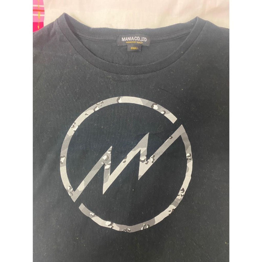 二手 女 MANIA 短袖T恤 黑色 S號 潮流 休閒 穿搭 舒適 台灣 品牌 蝦皮 古著-細節圖3