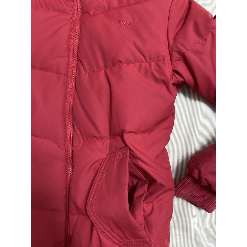 二手 女 LEVI＇S 防風保暖外套 紅色 XS號 可拆式 帽子 縮口 袖子 美國 品牌 台灣 門市LEVIS 古著-細節圖3