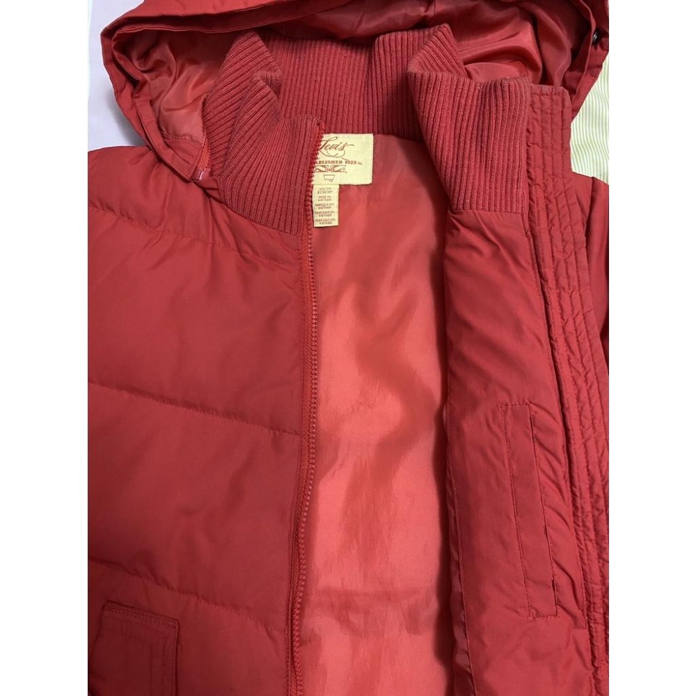 二手 女 LEVI＇S 防風保暖外套 紅色 XS號 可拆式 帽子 縮口 袖子 美國 品牌 台灣 門市LEVIS 古著-細節圖6