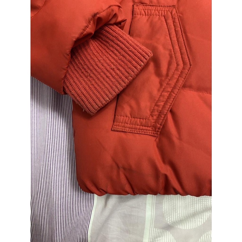 二手 女 LEVI＇S 防風保暖外套 紅色 XS號 可拆式 帽子 縮口 袖子 美國 品牌 台灣 門市LEVIS 古著-細節圖7
