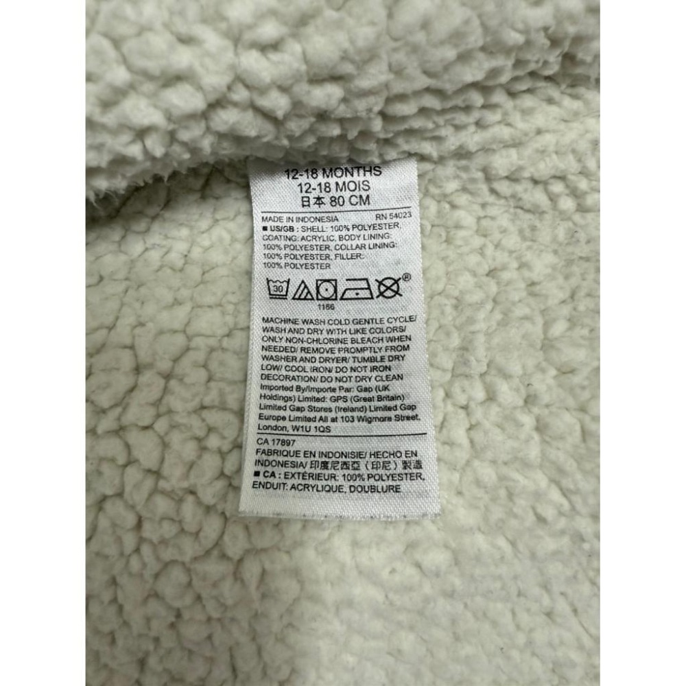 二手童裝 GAP 防風內刷毛背心 保暖背心 羽絨背心 背心 防風背心 保暖 冬天 小童 中童 女童 男童-細節圖4