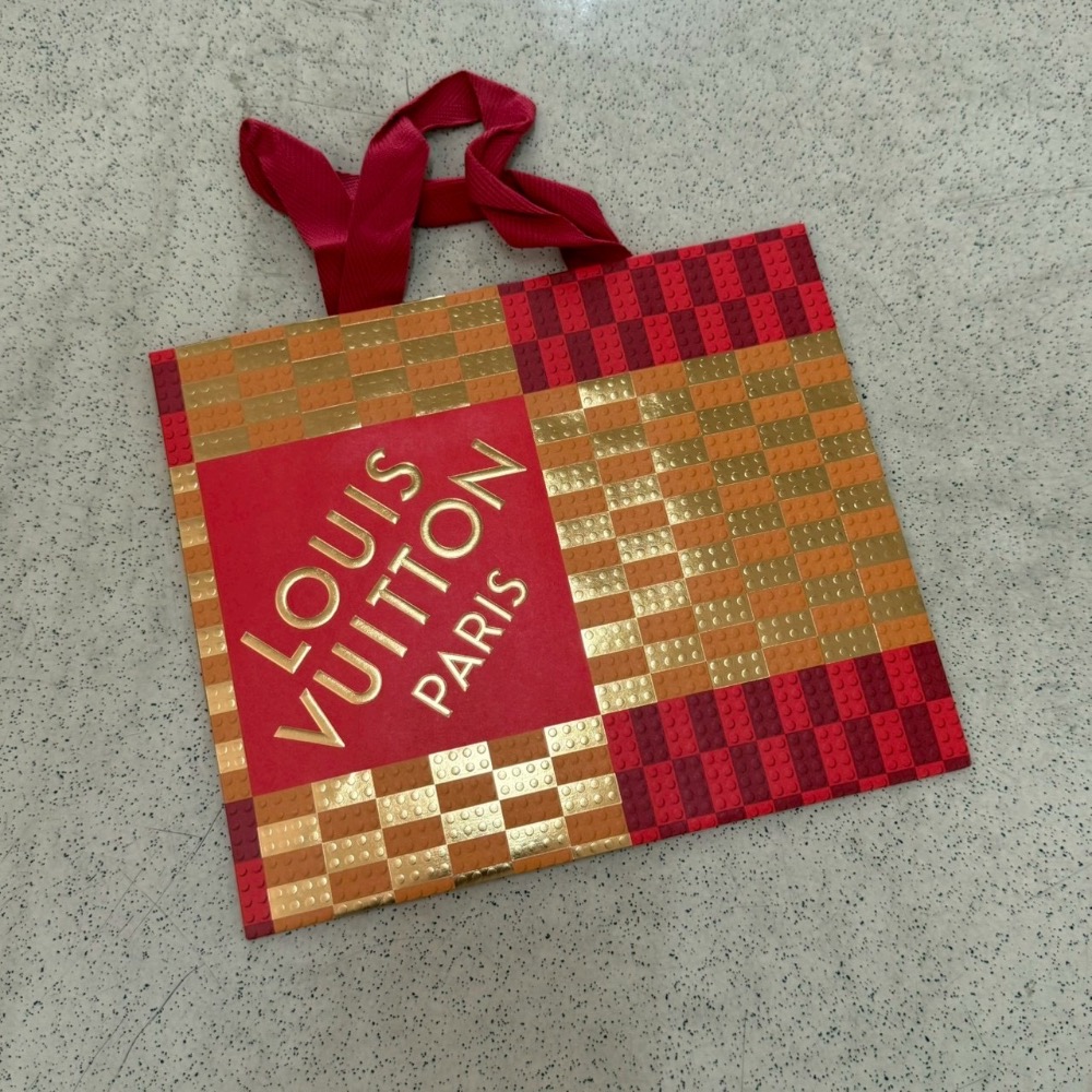 Louis Vuitton路易威登 專櫃紙袋】精品紙袋 聖誕紙袋 限量紙袋 紙袋 信封 紙卡-規格圖1