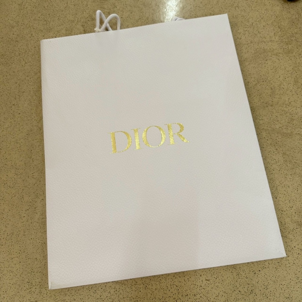 【DIOR 迪奧 專櫃紙袋】精品紙袋 聖誕紙袋 限量紙袋 紙袋 信封 紙卡-規格圖1