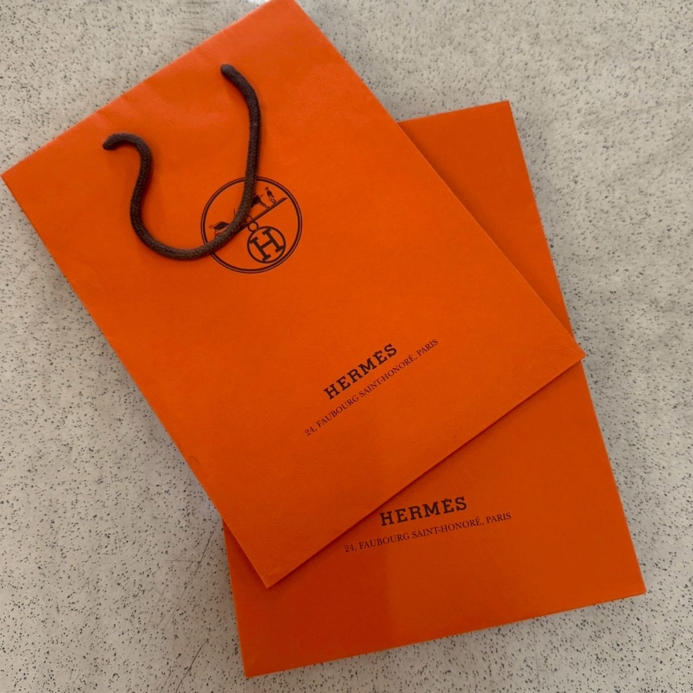 【Hermès愛馬仕 專櫃紙袋】精品紙袋 聖誕紙袋 限量紙袋 紙袋 信封 紙卡-規格圖1