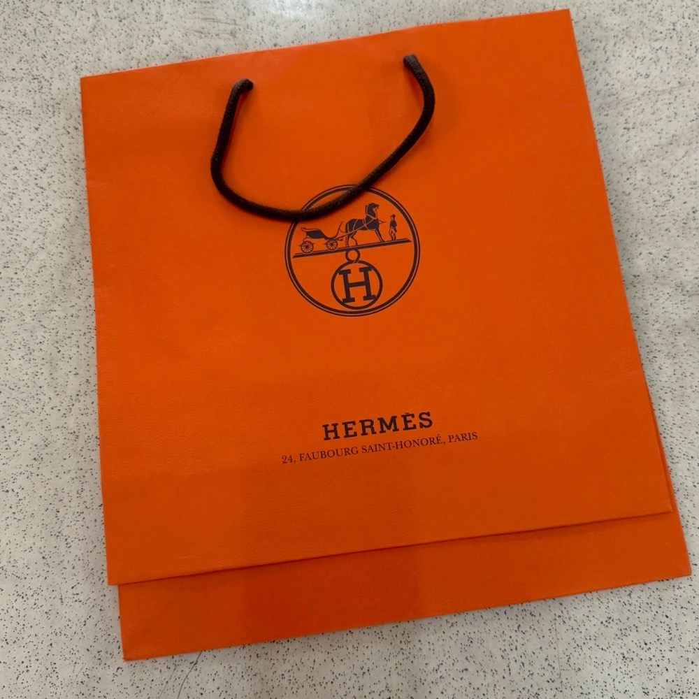 【Hermès愛馬仕 專櫃紙袋】精品紙袋 聖誕紙袋 限量紙袋 紙袋 信封 紙卡-規格圖1