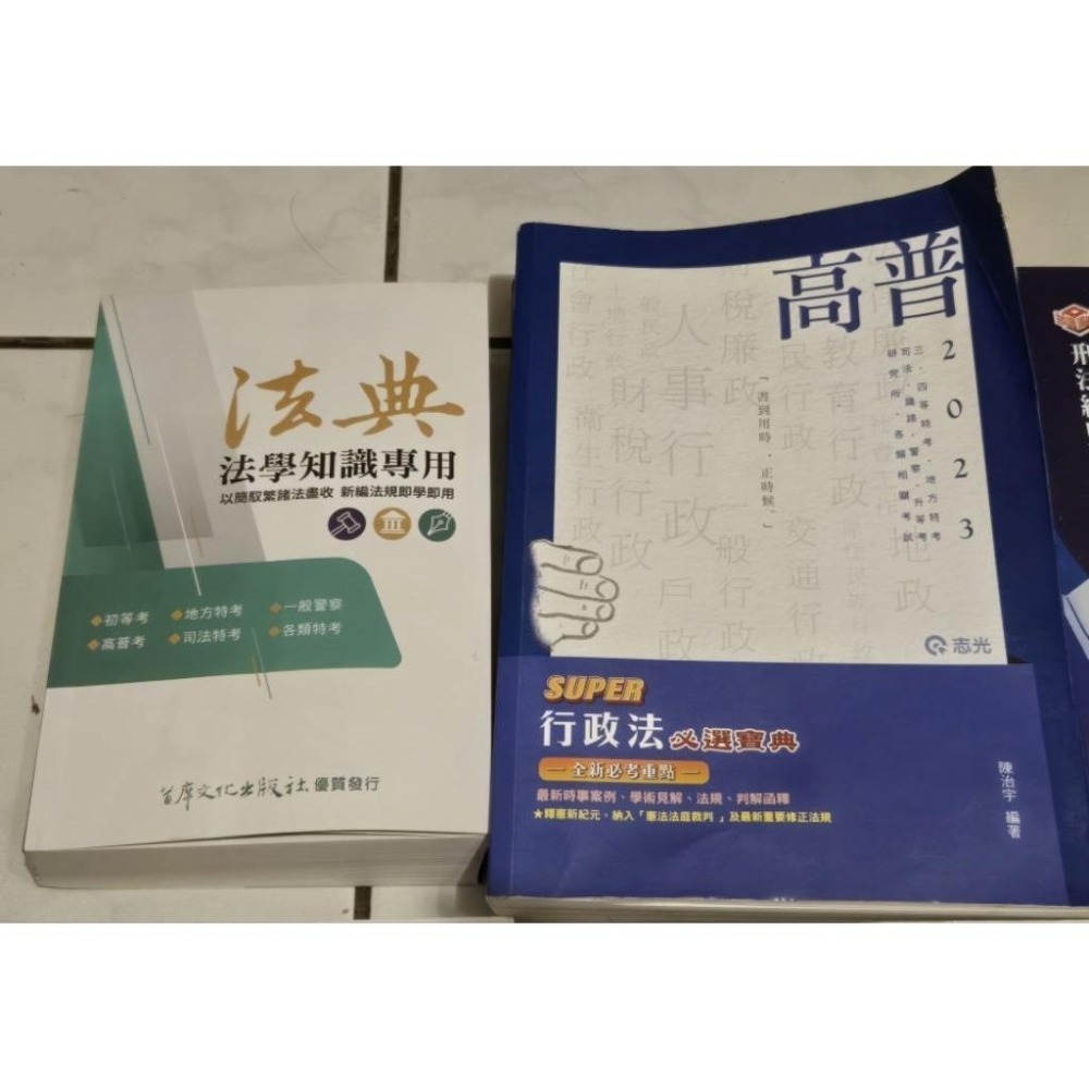 行政法109年12月出版 高普考 志光 保成 送總複習教材 刑法總則 民法總則 法學緒論 一般行政-細節圖3