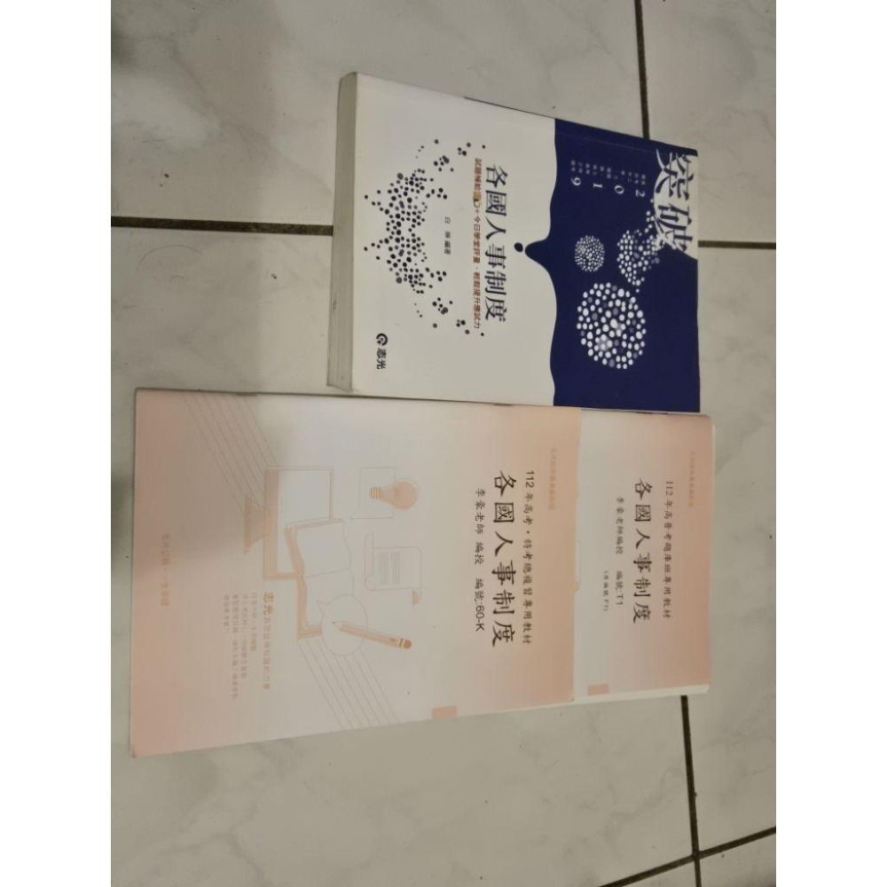 送總複習講義 各國人事制度  109年12月出版  李豪 二手有折到  志光-細節圖7