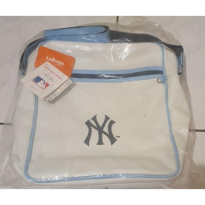 major league baseball lebags 側背包-白色 MLB美國職棒聯盟 ML6A0300WT F-細節圖2