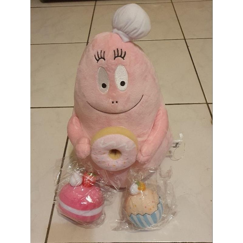 泡泡先生（附兩個蛋糕）角落小伙伴絨毛坐姿西瓜款   史努比 大＋小 哆啦a夢放大燈 史奴比 柴犬 PINGU-細節圖3