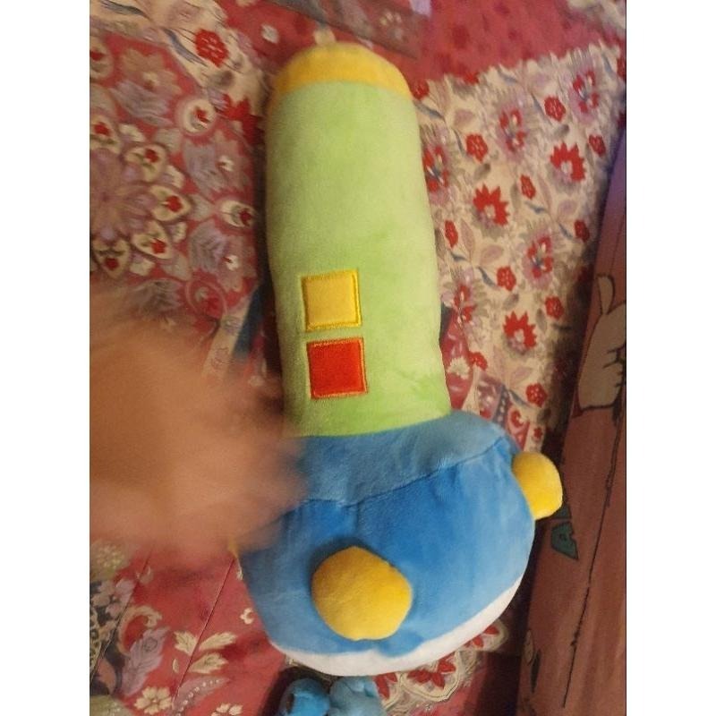 泡泡先生（附兩個蛋糕）角落小伙伴絨毛坐姿西瓜款   史努比 大＋小 哆啦a夢放大燈 史奴比 柴犬 PINGU-細節圖7