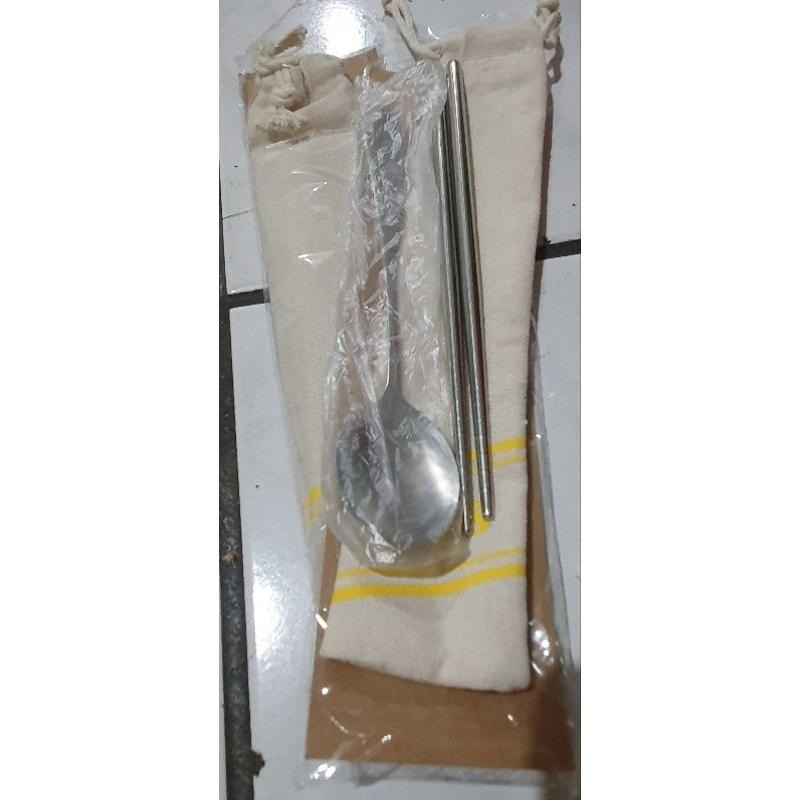 野餐餐具組 鐵碗餐具組 鐵筷外出餐具環保餐具 麥梗餐具  KARRIMOR304不鏽鋼2入餐具組 櫻花筷架萬豪酒店-細節圖11