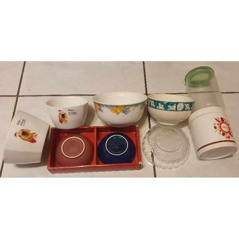 花紋中碗 大碗二入組 碗 廚房餐具 餐碗 便宜賣-細節圖12