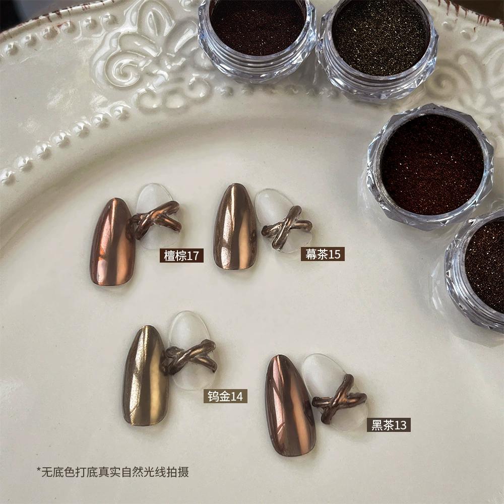 ⭐彰化現貨⭐有發票⭐金屬澀味魔鏡粉 高級金屬魔鏡粉 魔鏡粉 金屬魔鏡粉 古銅魔鏡粉-細節圖2