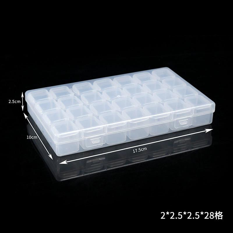 ⭐彰化現貨⭐有發票⭐飾品盒28格 美甲飾品盒 耳環盒 項鍊盒-細節圖3