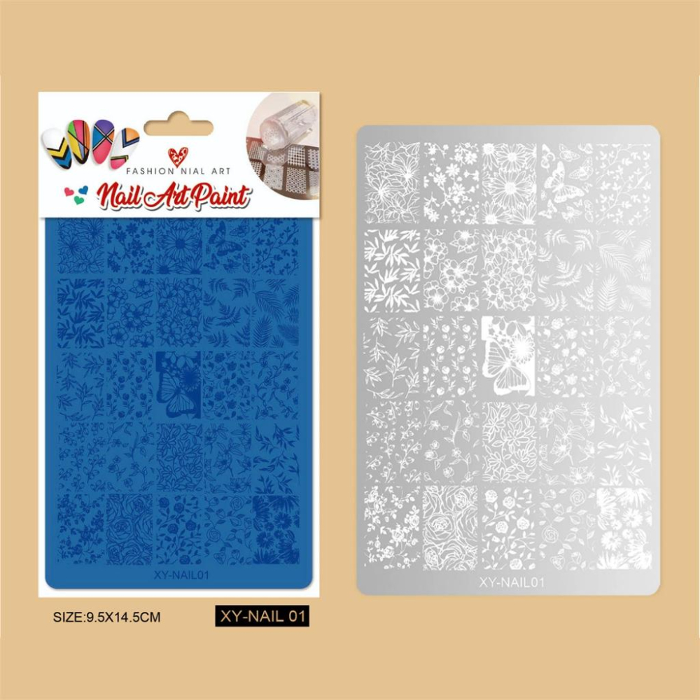 ⭐彰化現貨⭐有發票⭐轉印鋼板 美甲轉印 多花色 美甲轉印鋼板-細節圖3