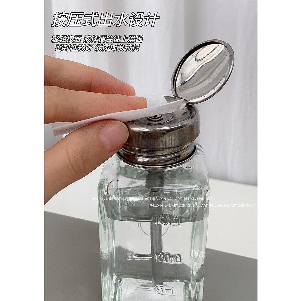 ⭐彰化現貨⭐有發票⭐超堅固按壓瓶 玻璃按壓瓶 省力玻璃按壓瓶 裝卸甲水 裝凝清-細節圖4