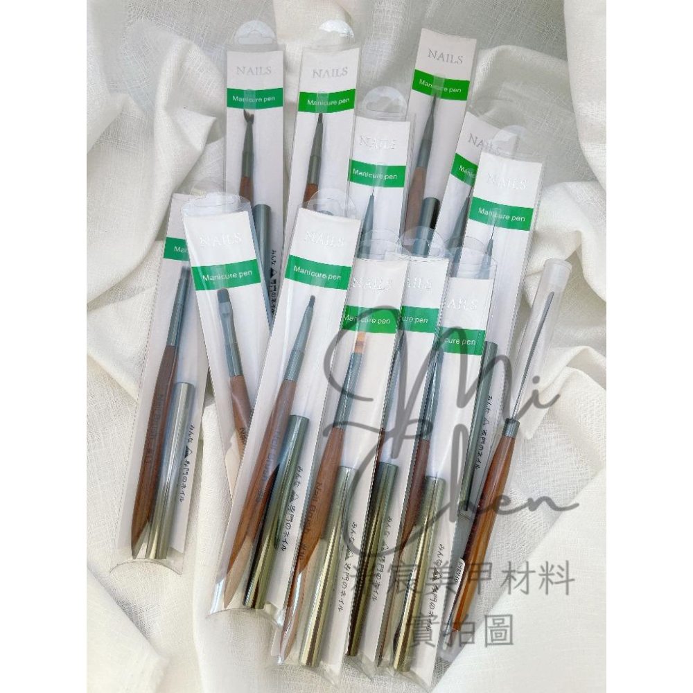 ⭐彰化現貨⭐有發票⭐美甲筆 圓頭筆 平頭筆 暈染筆 畫線筆 調膠棒-細節圖3