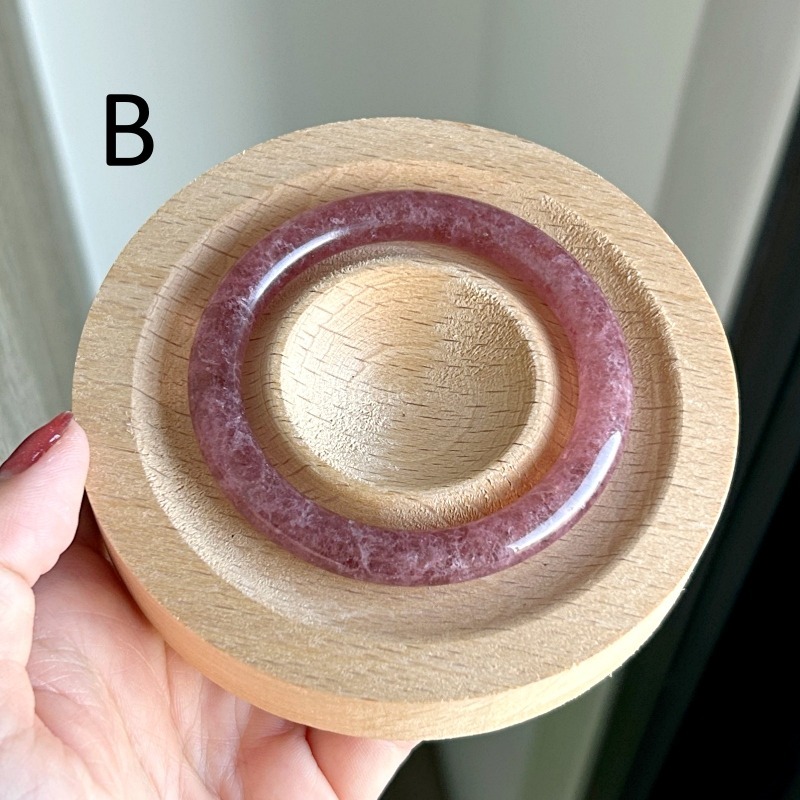 天然水晶礦石AA828草莓晶紅草莓深紅星光感手鐲(51~52圈口)-規格圖11