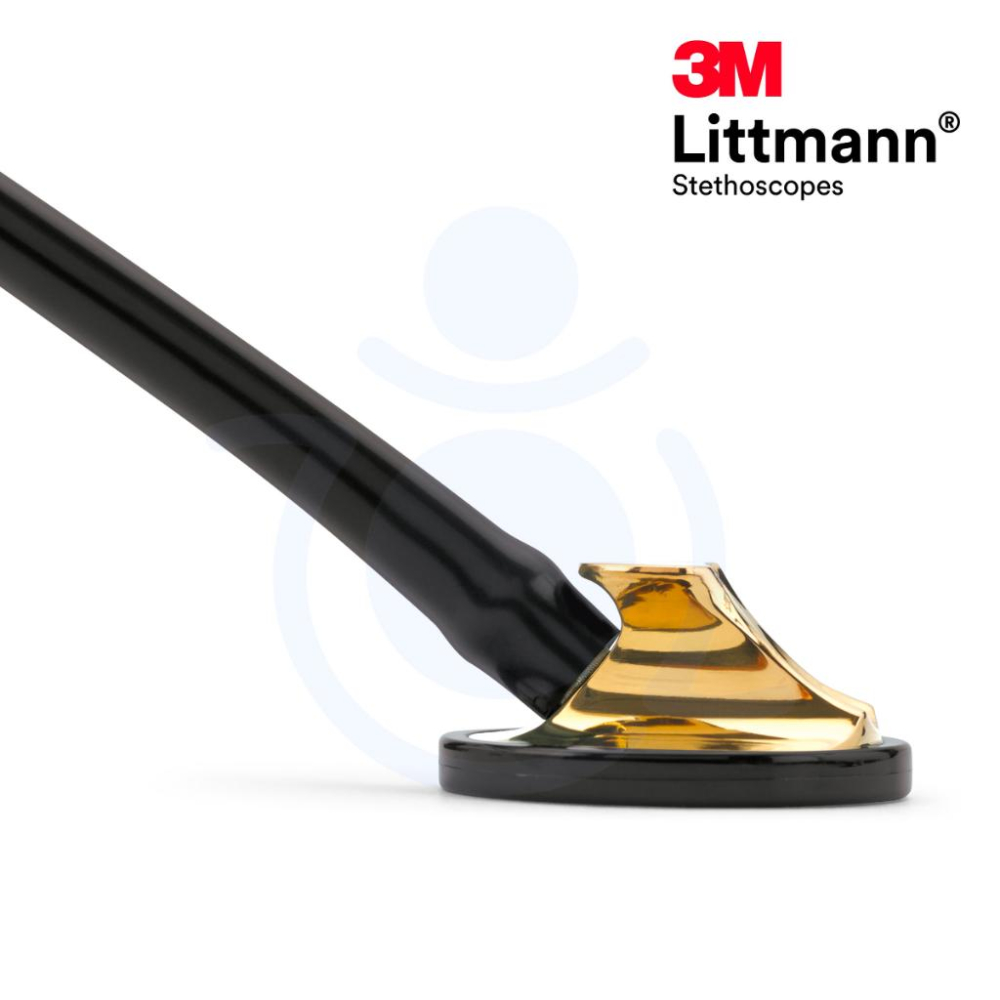 3M™ Littmann® 心臟科精密型聽診器 2175 尊爵黑 黃銅金聽頭 單面 聽診器 和樂輔具-細節圖4