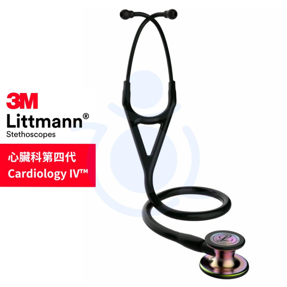 3M™ Littmann® 心臟科第四代聽診器 6165 尊爵黑色管 炫彩聽頭 聽診器 和樂輔具-細節圖2
