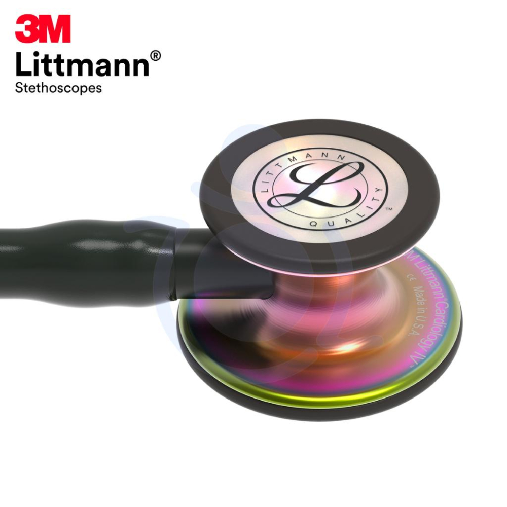 3M™ Littmann® 心臟科第四代聽診器 6165 尊爵黑色管 炫彩聽頭 聽診器 和樂輔具-細節圖3