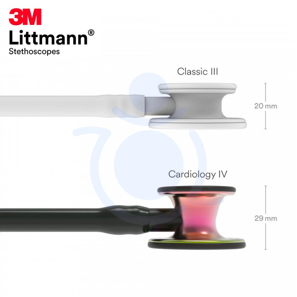 3M™ Littmann® 心臟科第四代聽診器 6165 尊爵黑色管 炫彩聽頭 聽診器 和樂輔具-細節圖6